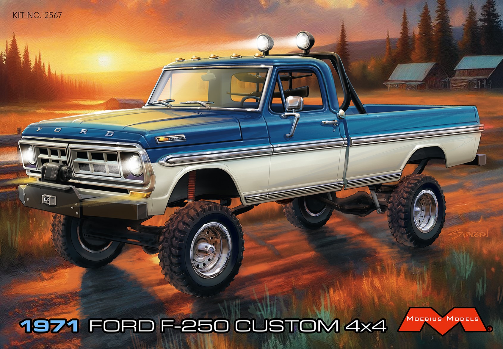 1971 Ford F-250 Custom 4x4 1/25