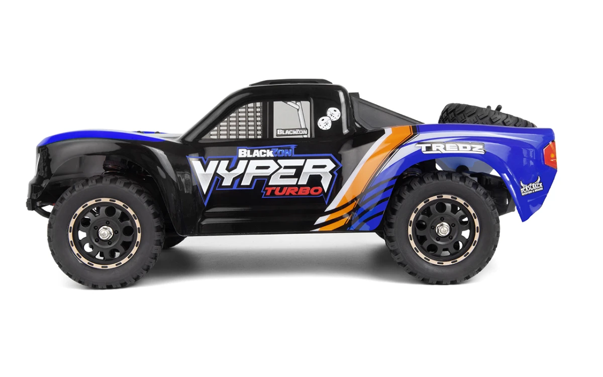 Vyper SC Turbo 1/16 4WD 2S Borstlös, Blå/Orange - 2