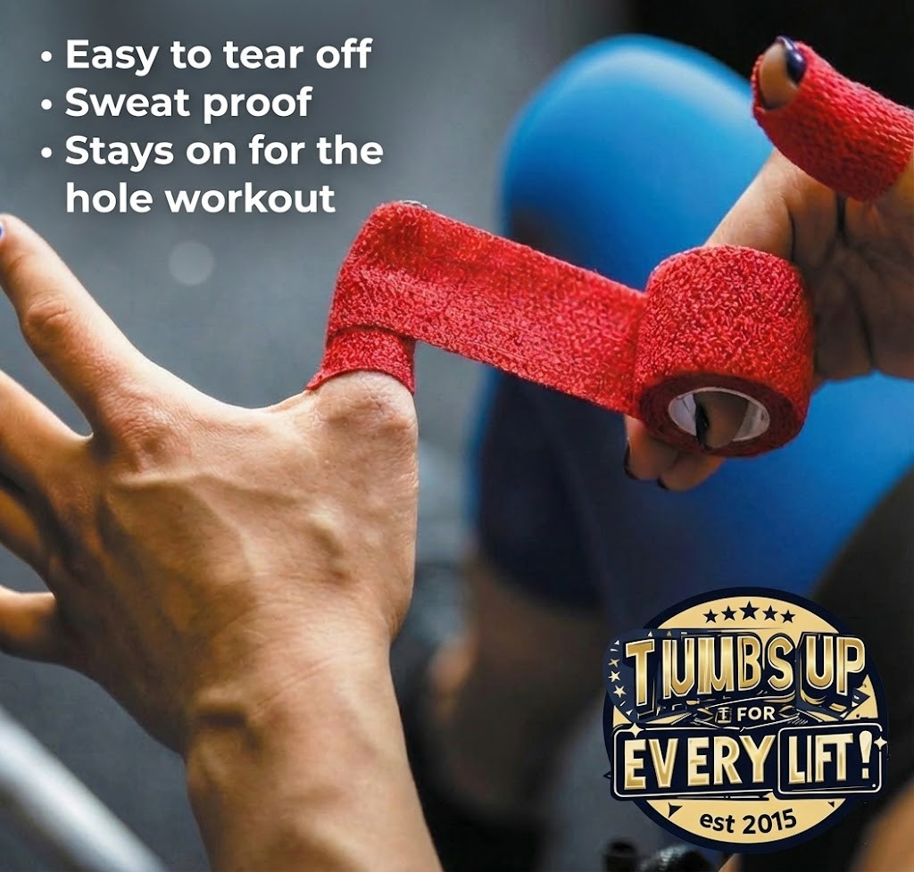 Thumbs Up Premium Hook Grip Tape - Performance Red - 3