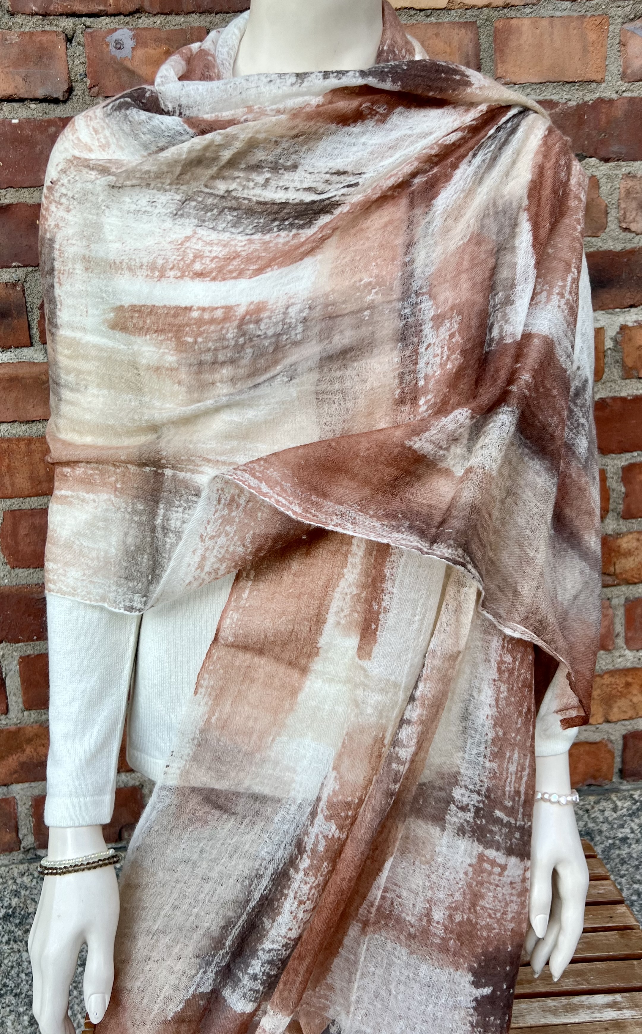 Gran Sasso - Babycashmere sjal  - 7