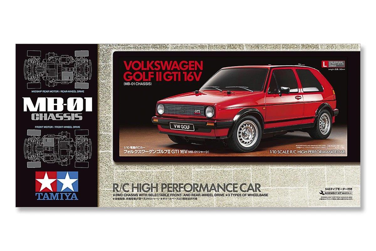 TAMIYA 1/10 R/C Volkswagen Golf II GTI 16V (MB-01) - 2