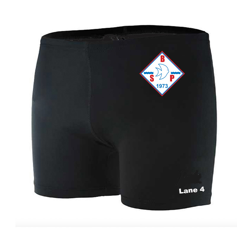 Badehose Klassische Boxer Schwarz