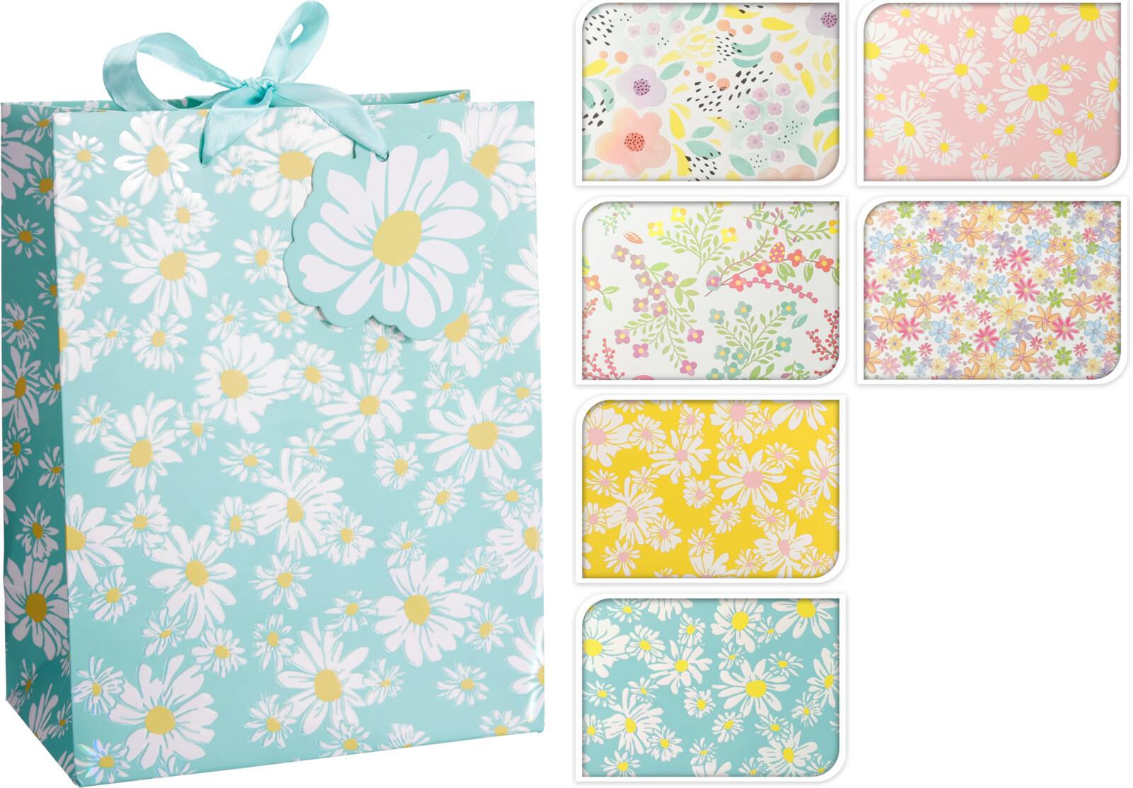 Presentpåse Small – blommönster