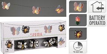 LED-ljusslinga med dekoration – 10 LED