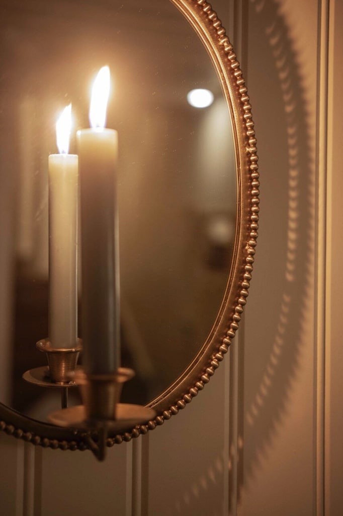 Candelholder Wall Mirror - 35x25,5 cm