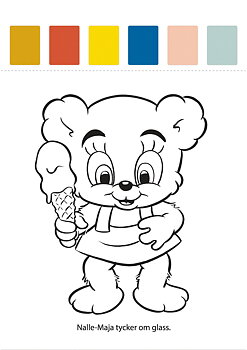 Min första målarbok Bamse