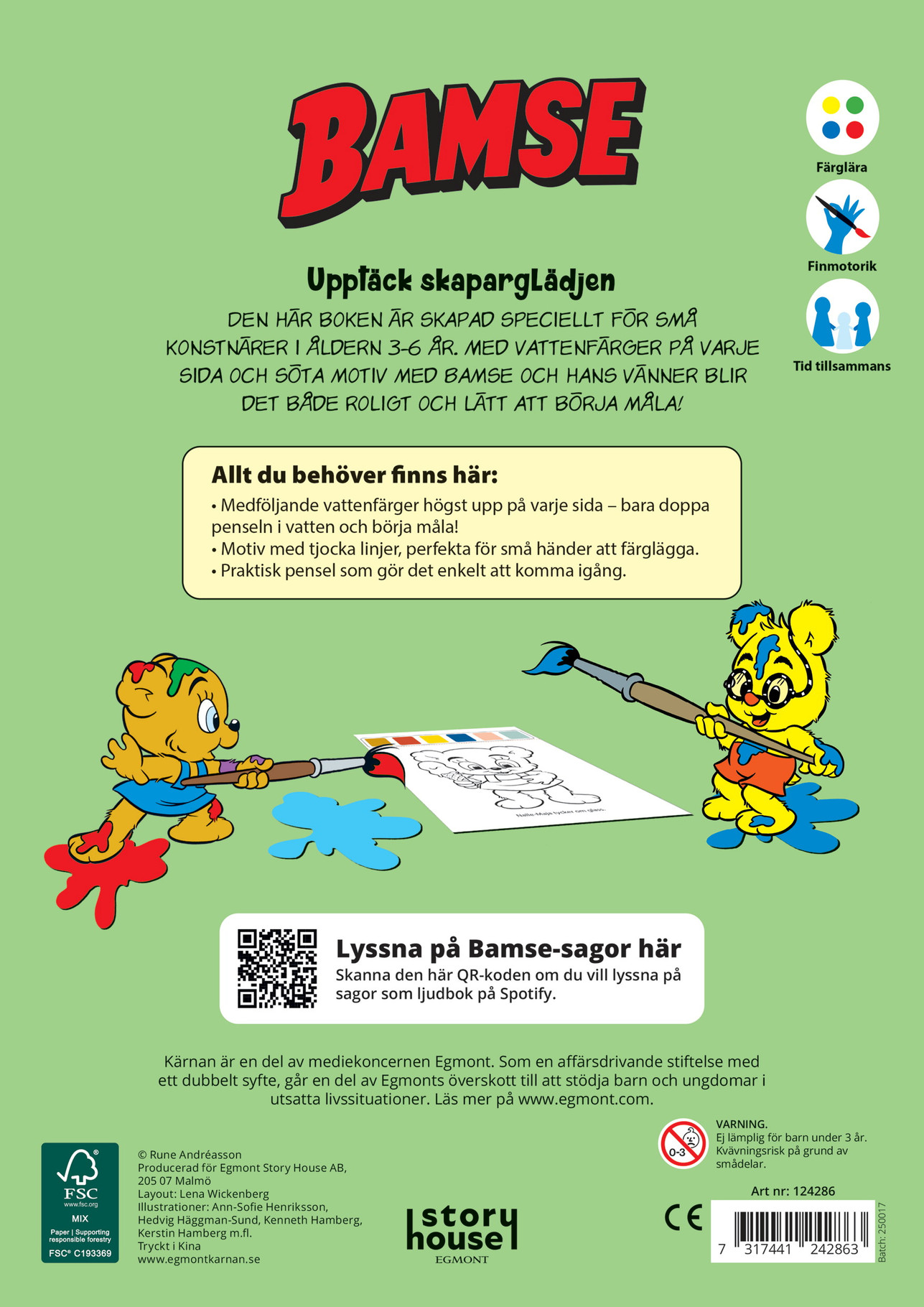 Min första målarbok Bamse - 3