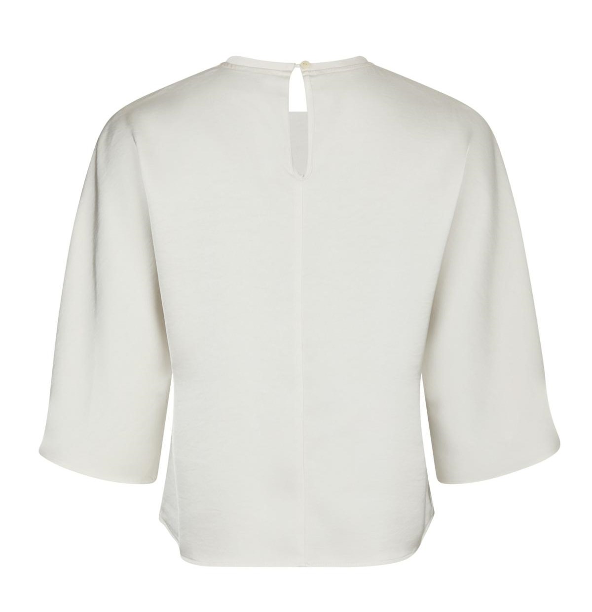 Neo Noir Liora Heavy Sateen Blouse,  Pearl - 2