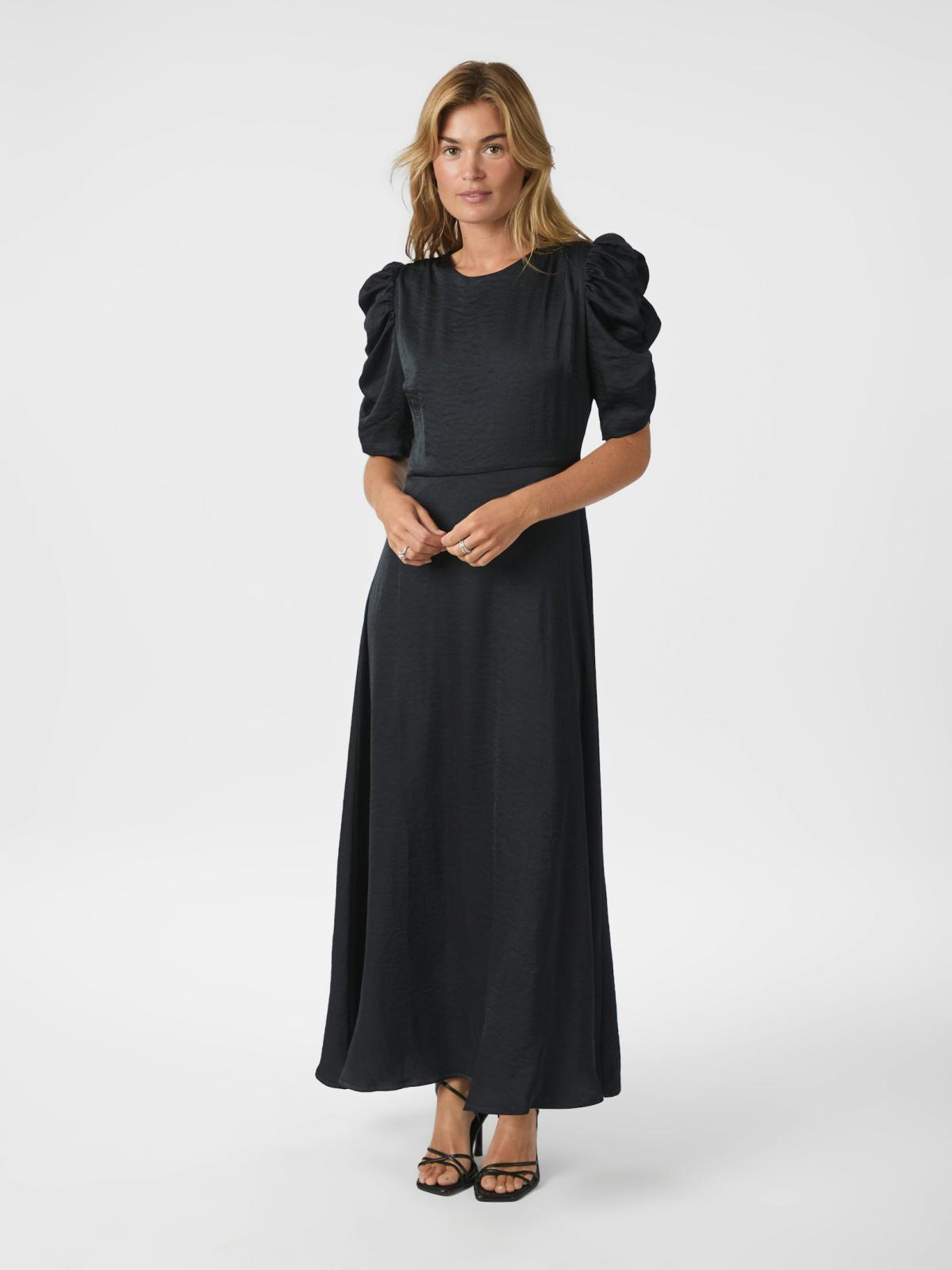 Neo Noir Benuti Solid Dress, Navy - 3