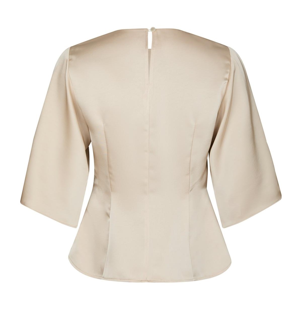 Neo Noir Remana Heavy Sateen Blouse, Champange - 2