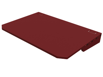 Takskydd Faluröd (brun röd)- Medium