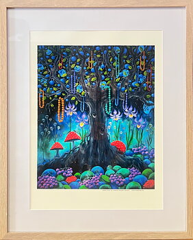 Inramad poster A3: Mardi Gras