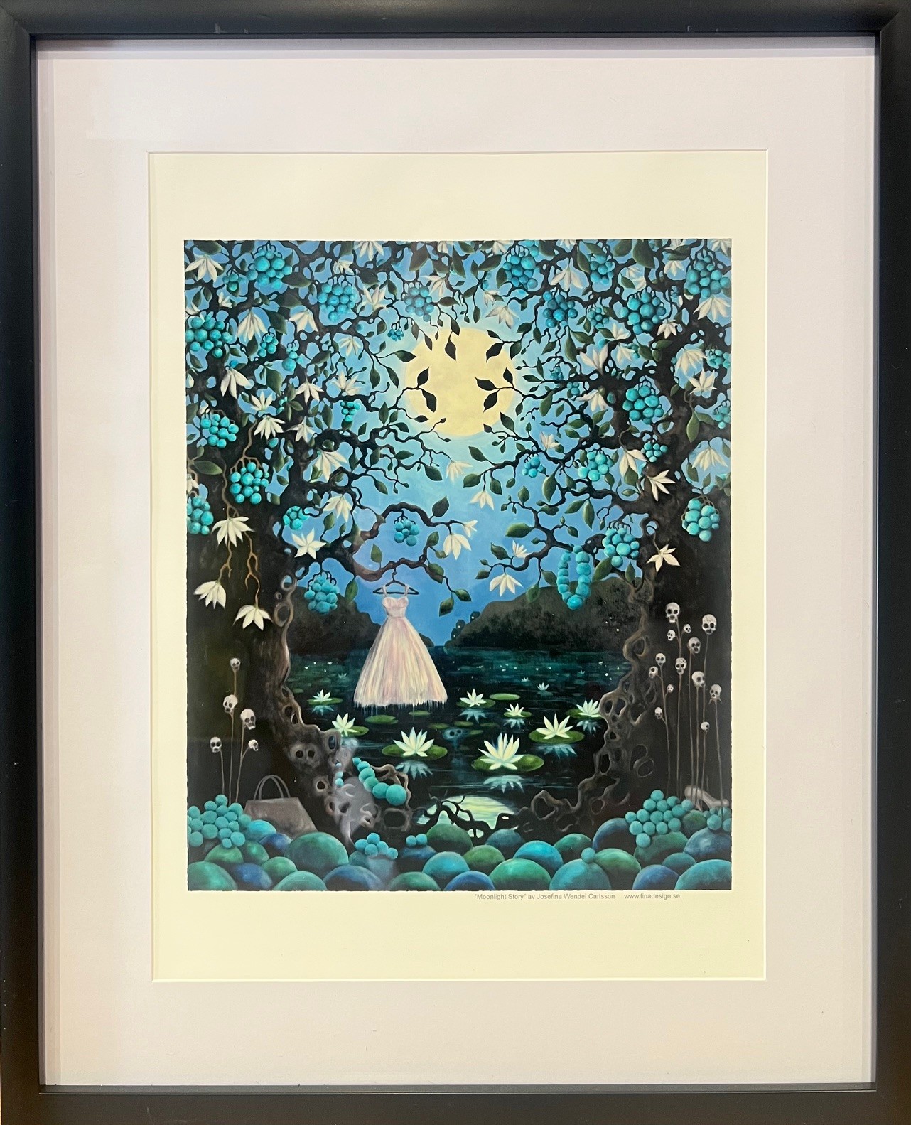 Inramad poster A3: Moonlight Story