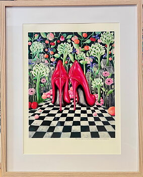 Inramad poster A3: Next Time Ladies 