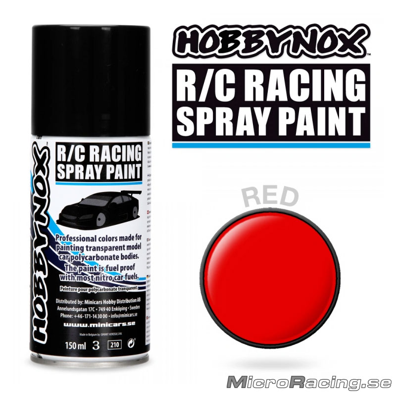 HOBBYNOX - Spray Paint, Röd, 150ml