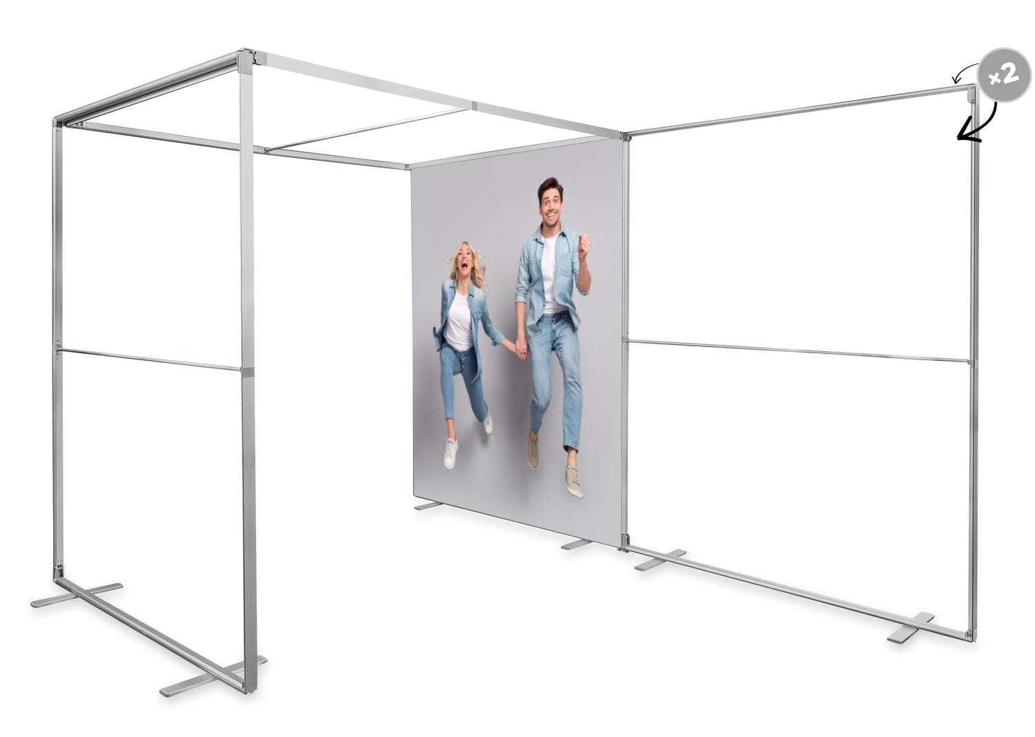 Mässvägg tygtryck 1500x2500mm - 3