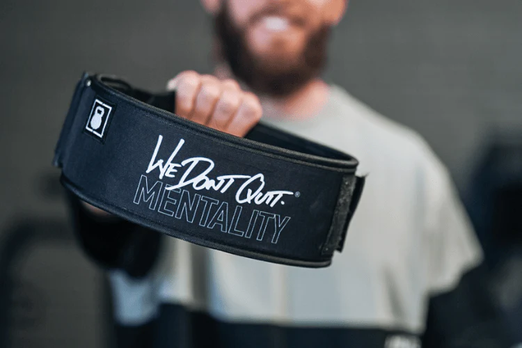 2POOD We Don't Quit  4" Weightlifting Belt - 3