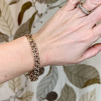 X-link bracelet 19,5 cm, Vintage