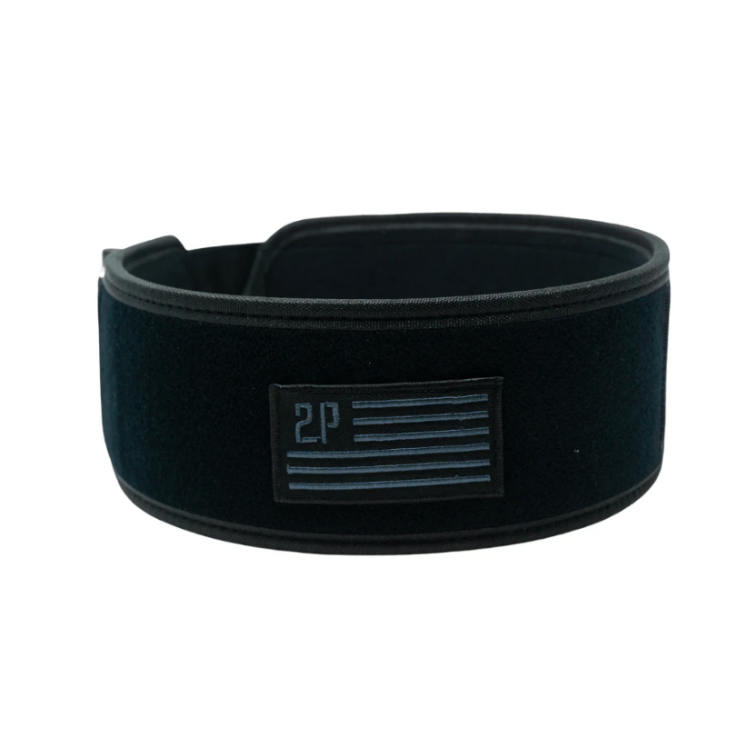 2POOD Black Velcro Patch  4" Weightlifting Belt