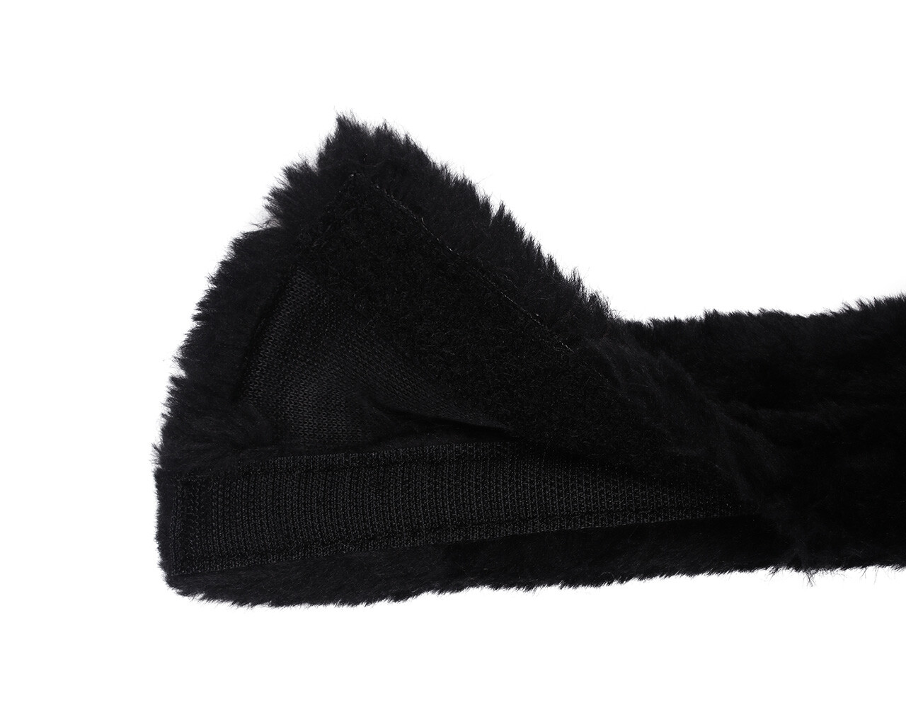 Bridle cover fur QHP (black or creme) - 3