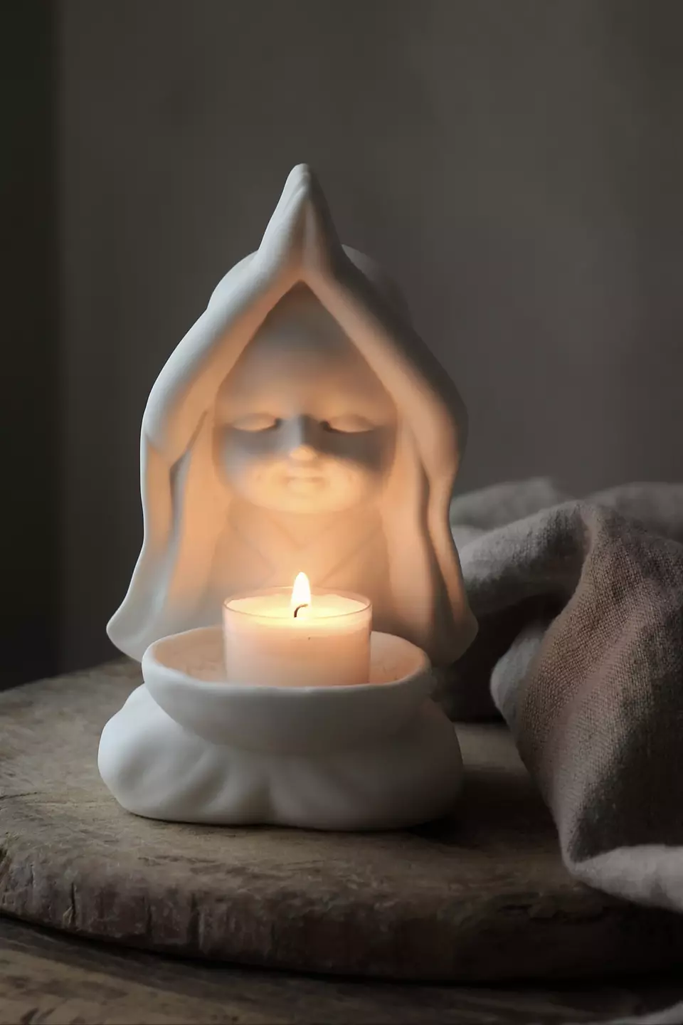 Yoga Munk Ljushållare