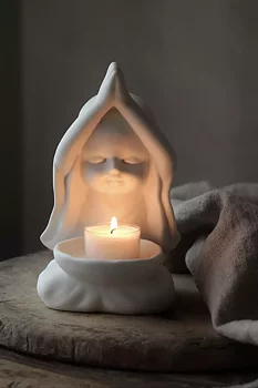 Yoga Munk Ljushållare