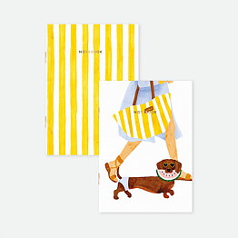 Summer Dachshund 2 pocket anteckningsböcker