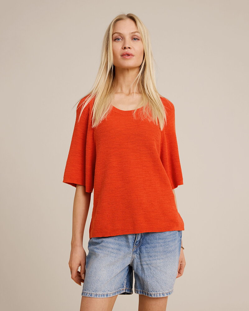 Jumper Billie kort ärm orange
