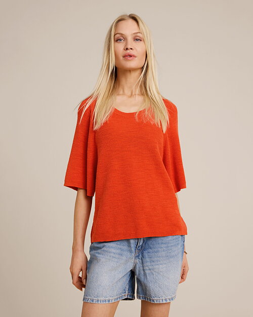 Jumper Billie kort ärm orange