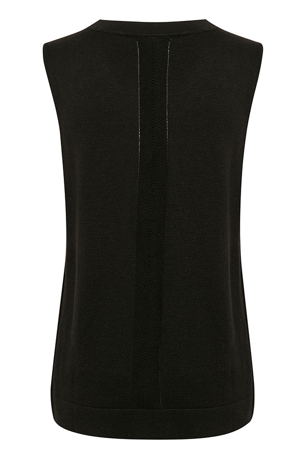 Culture - Annemarie Drop Vest Black - 3