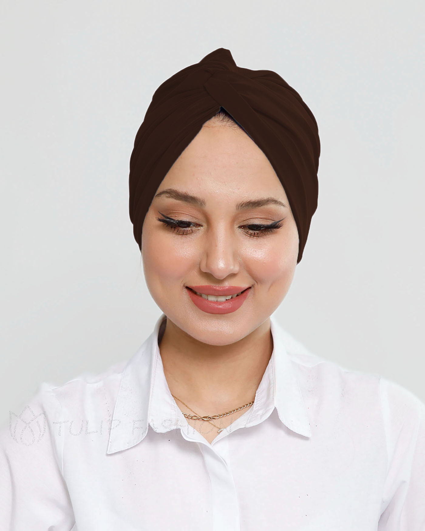 Turban - Olivine - Dark Brown - 2