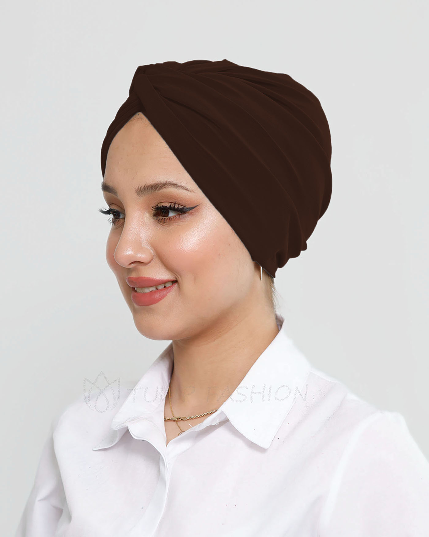 Turban - Olivine - Dark Brown
