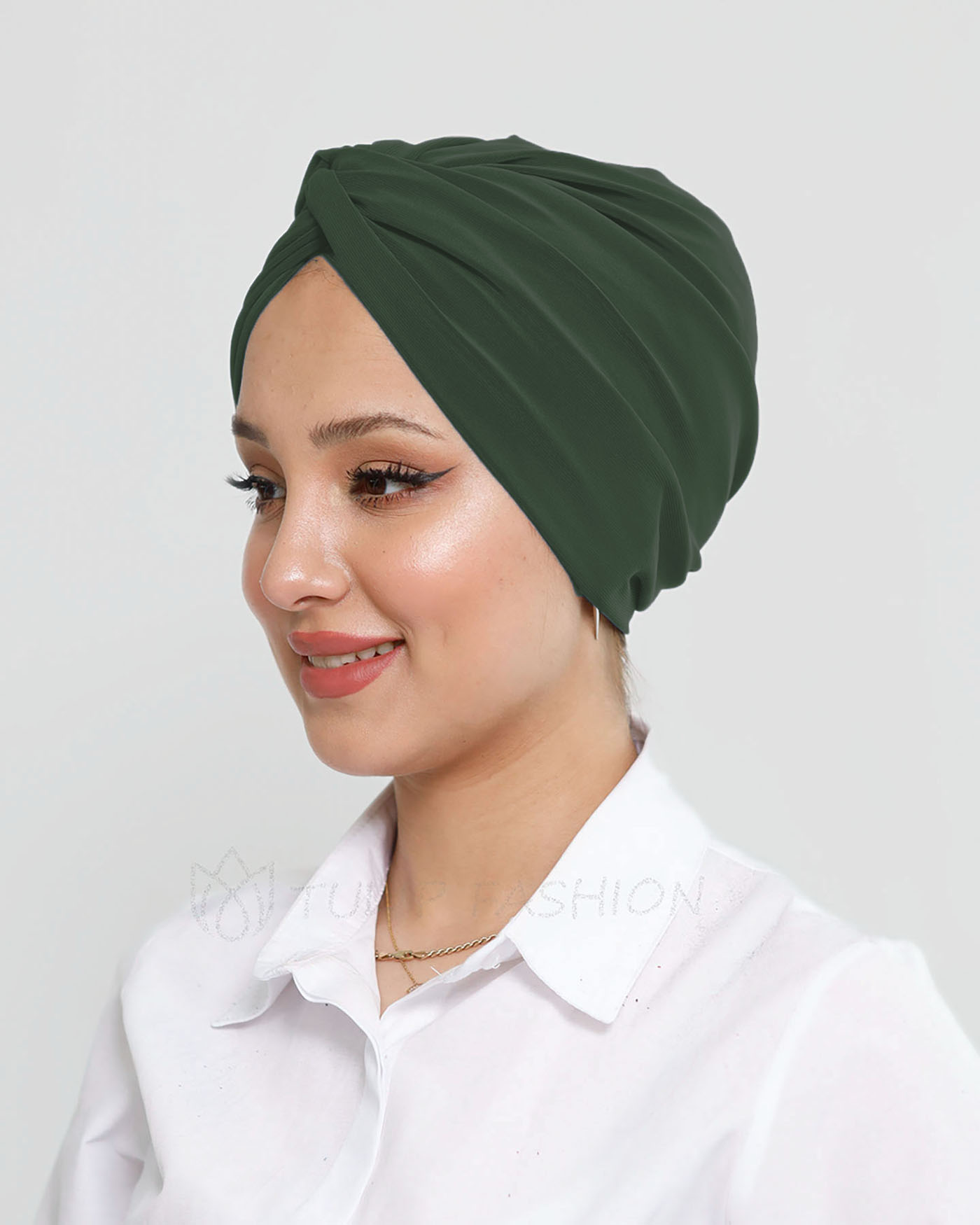 Turban - Olivine - Olive Green