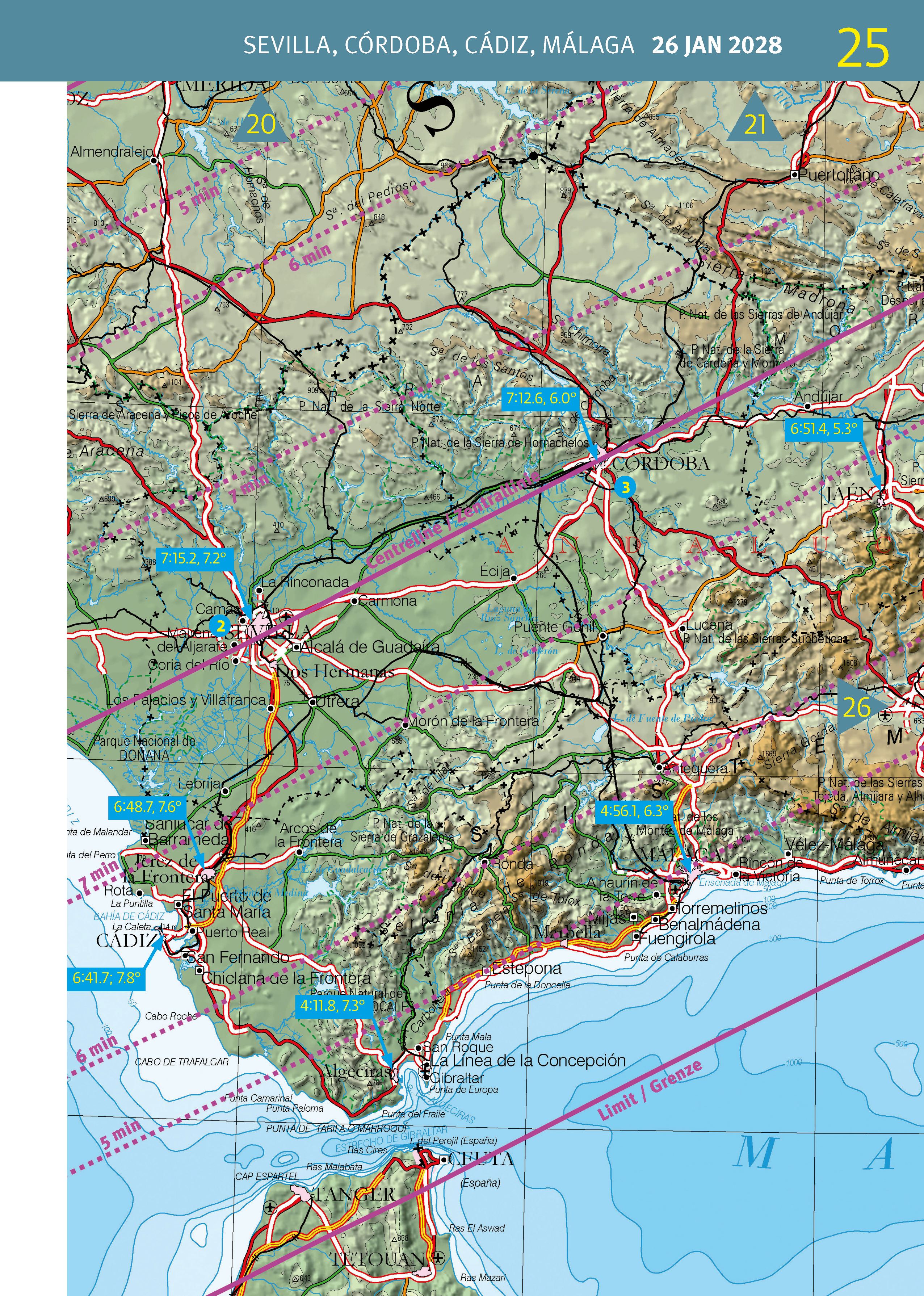 OCULUM SOLAR ECLIPSE ATLAS - 2026/2027/2028 - 7