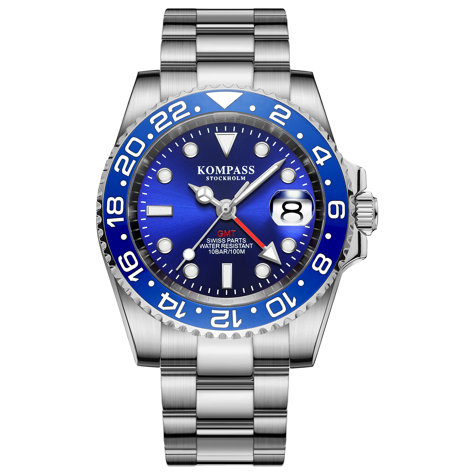Kompass GMT-Professional Sapphire Steel Blue