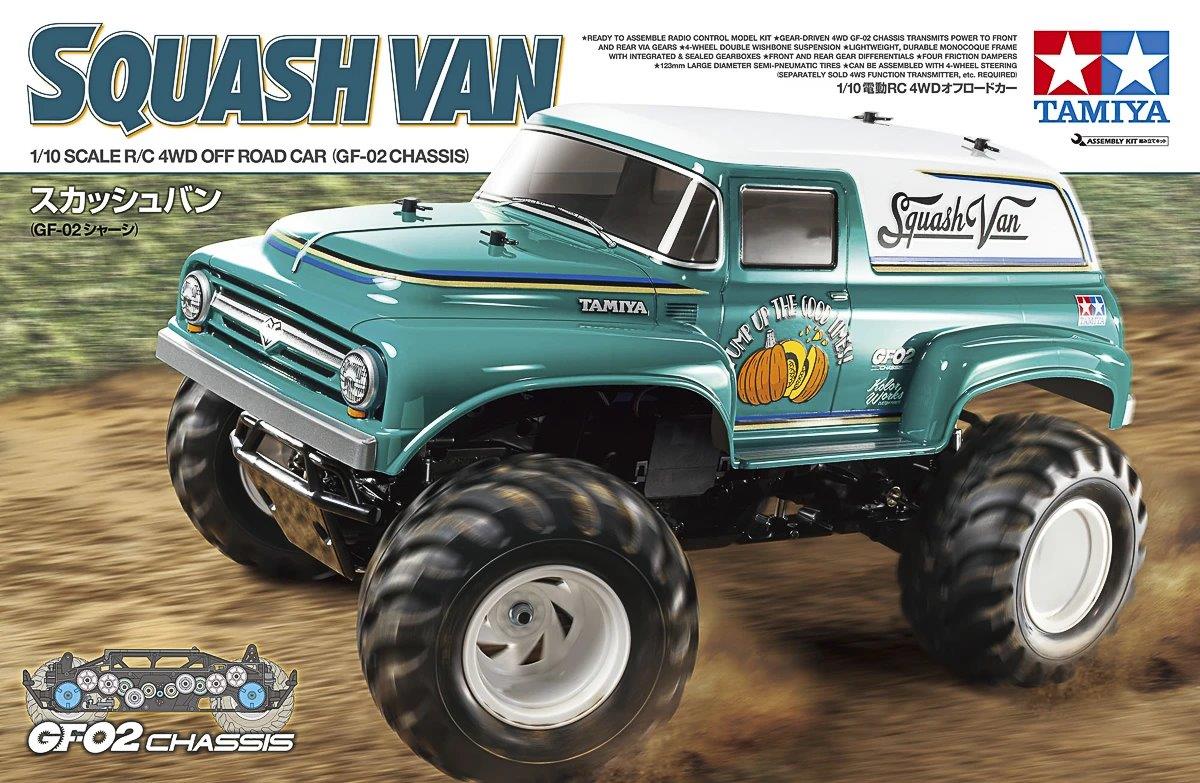 TAMIYA 1/10 R/C Squash Van (GF-02) - 2