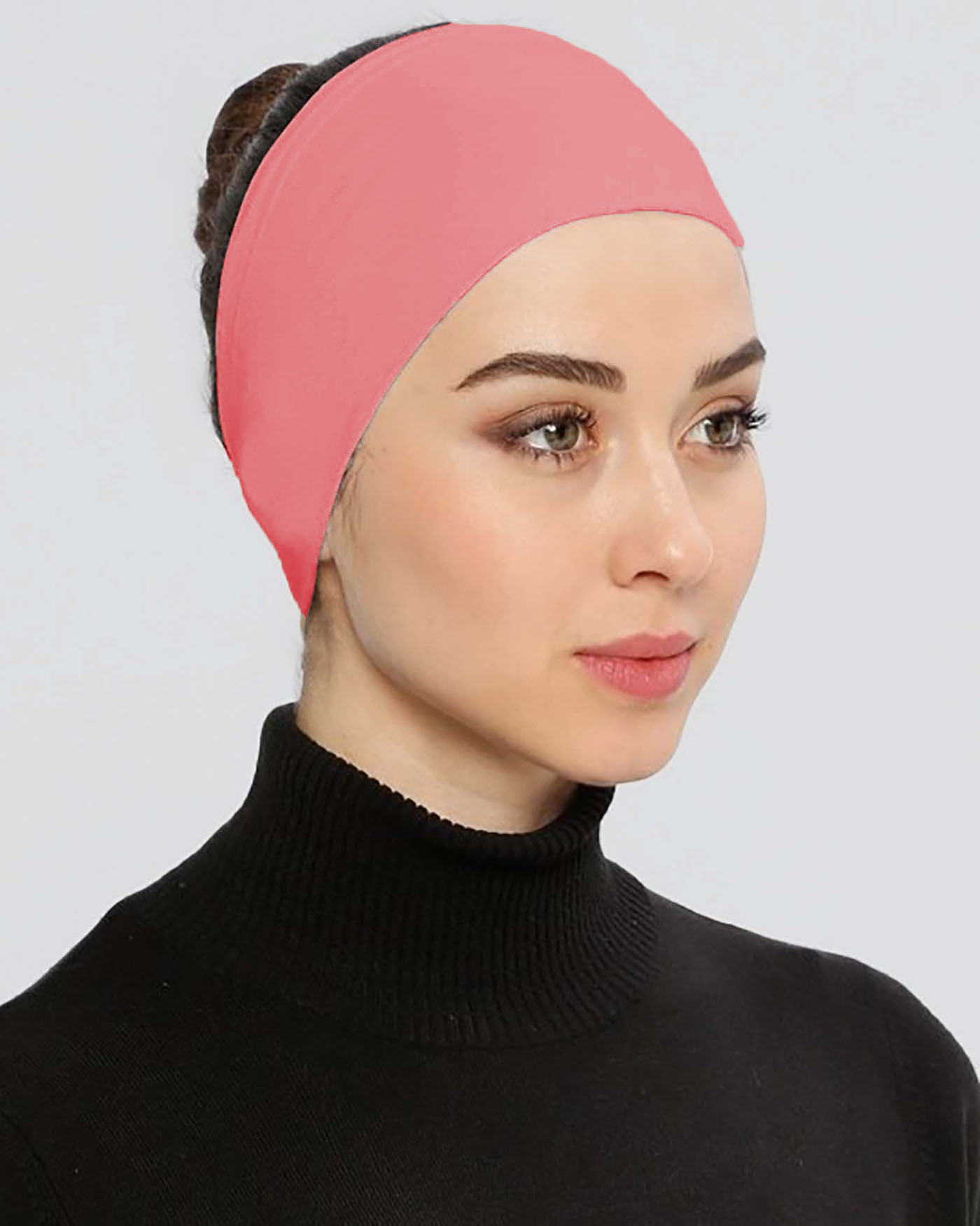 Underscarf - Jersey silicone non-slip hairband - Pink