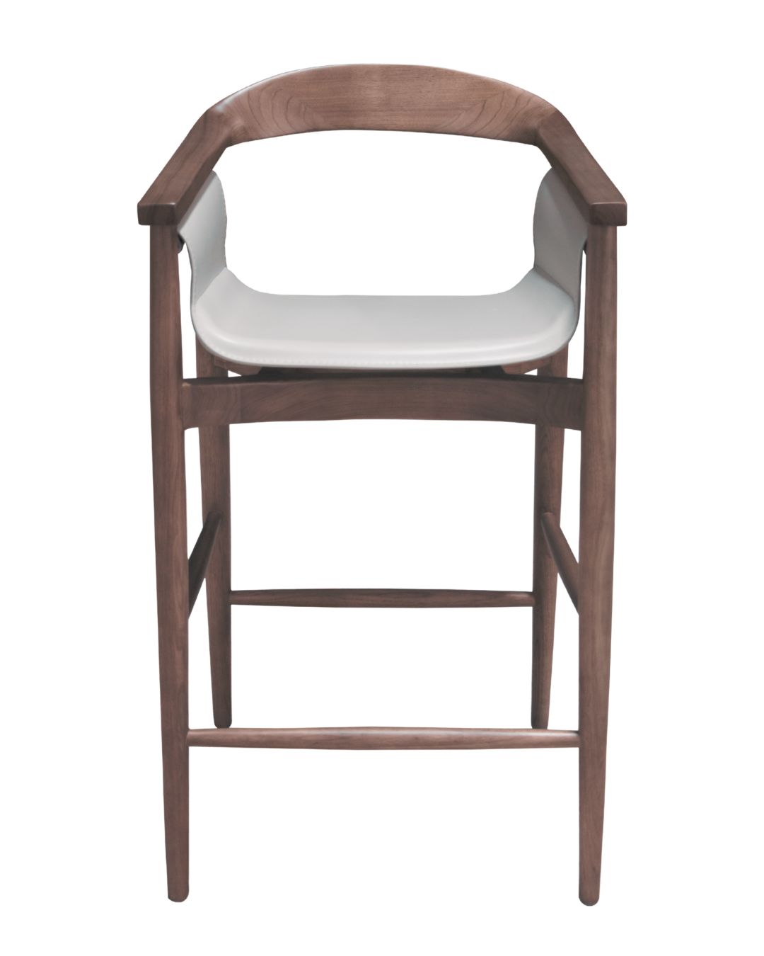 Barstol i valnötsfinish/beige - 3
