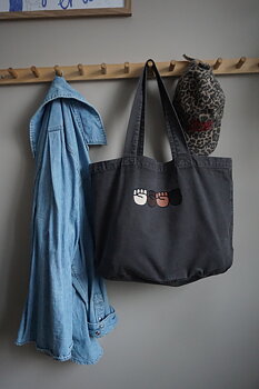 Tote bag black together