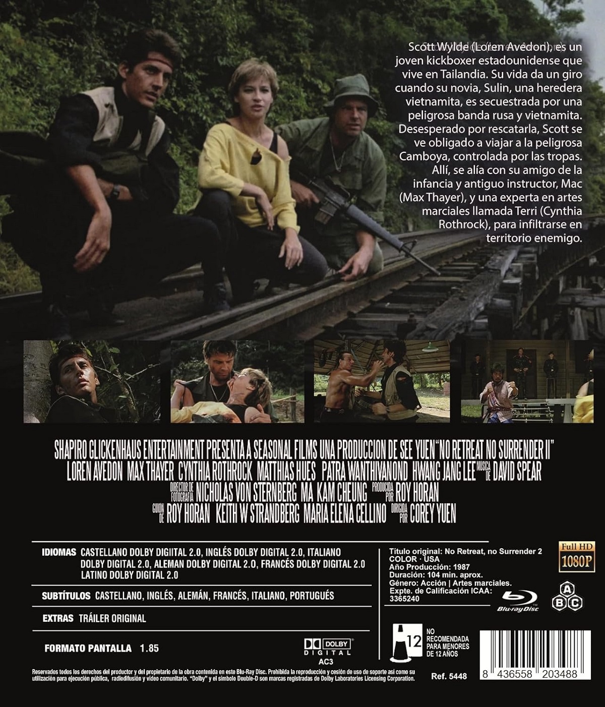 No Retreat, No Surrender 2: Raging Thunder (ej svensk text) (Blu-ray) - 2