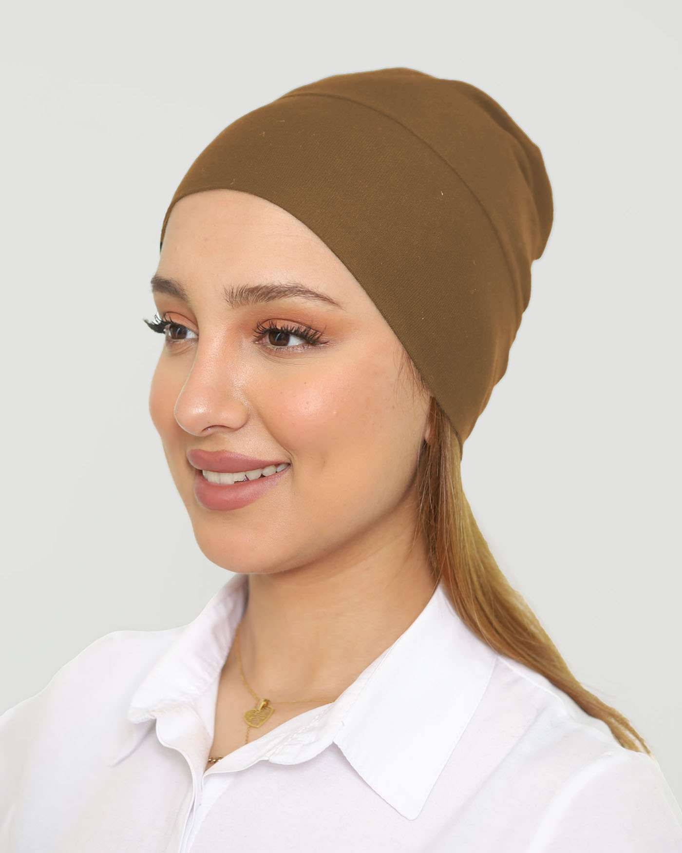 Cap - Whole-coverage - Brown