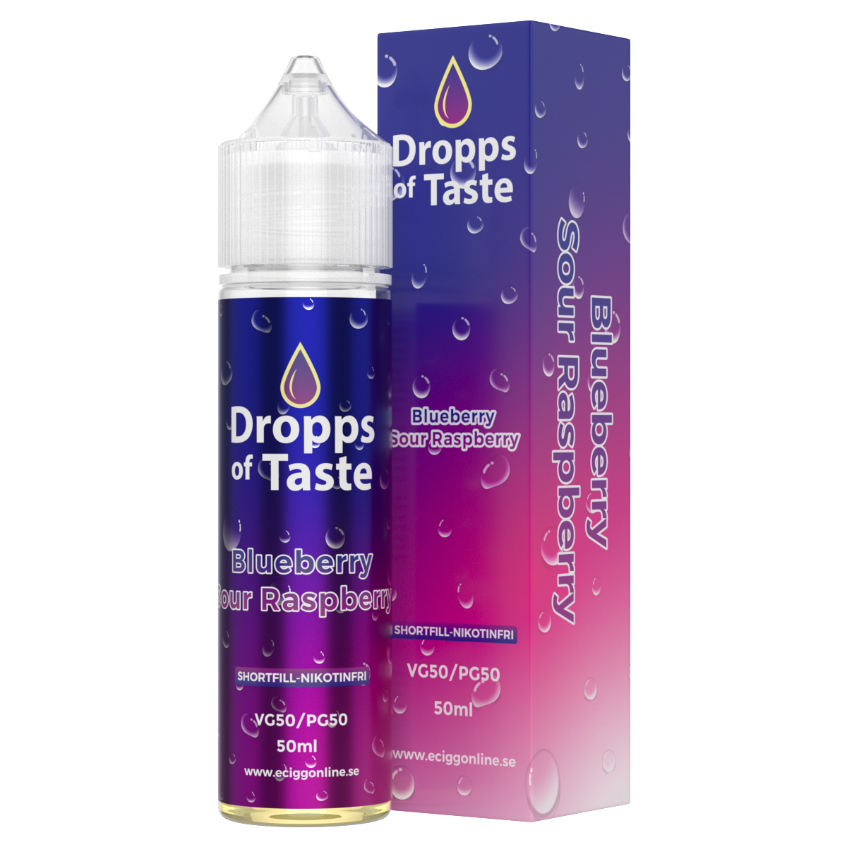 Dropps of Taste 50–100 ML Blueberry Sour Raspberry - 2