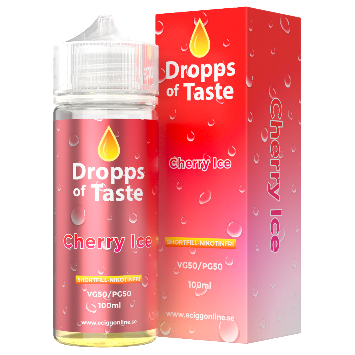 Dropps of Taste 50–100 ML Cherry Ice