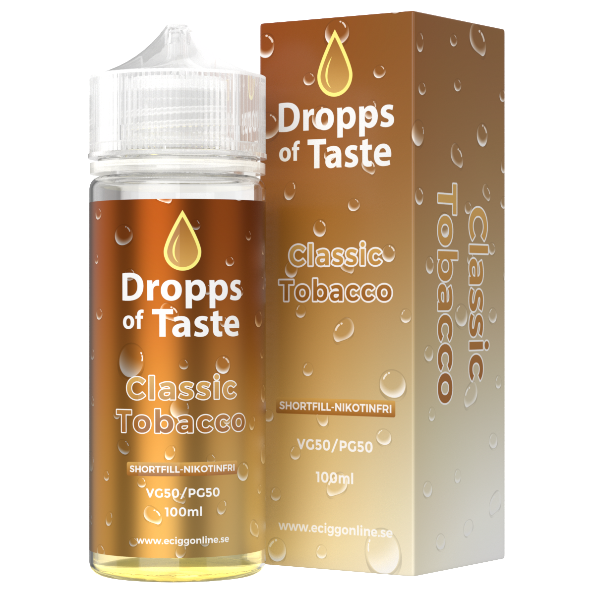 Dropps of Taste 50–100 ML Classic Tobacco