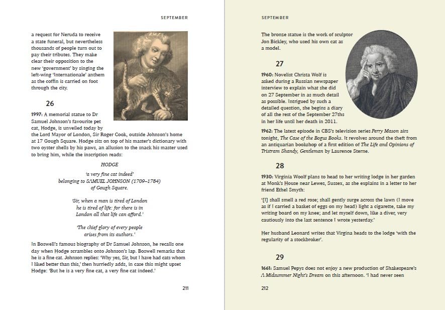 British Library : The Book Lover's Almanac - A Year of Literary Events, Letters, Scandals and Plot Twists - 5