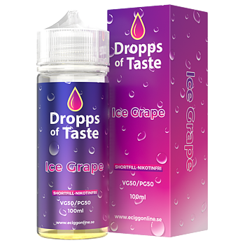 Dropps of Taste 50–100 ML Ice Grape