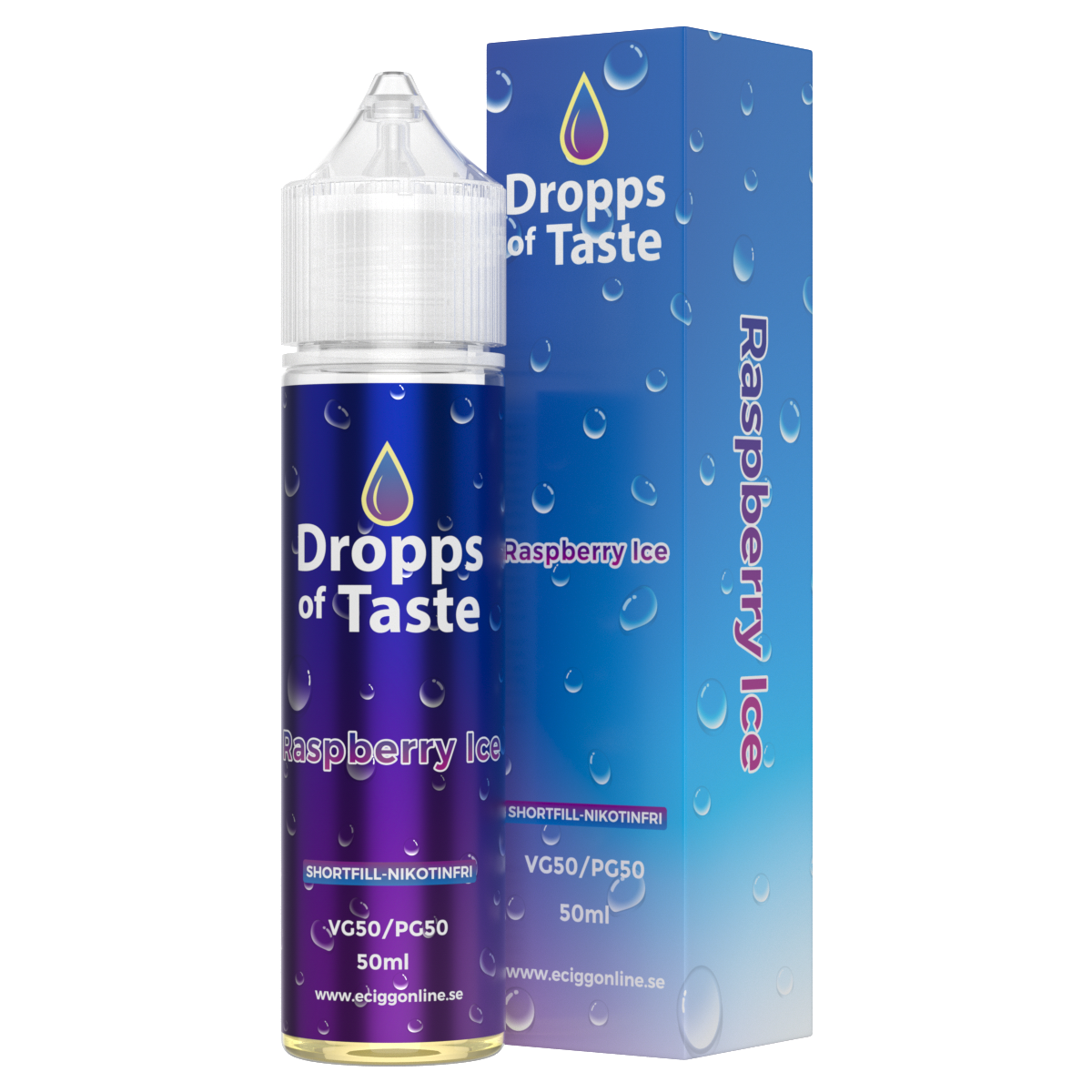 Dropps of Taste 50–100 ML Raspberry Ice - 2