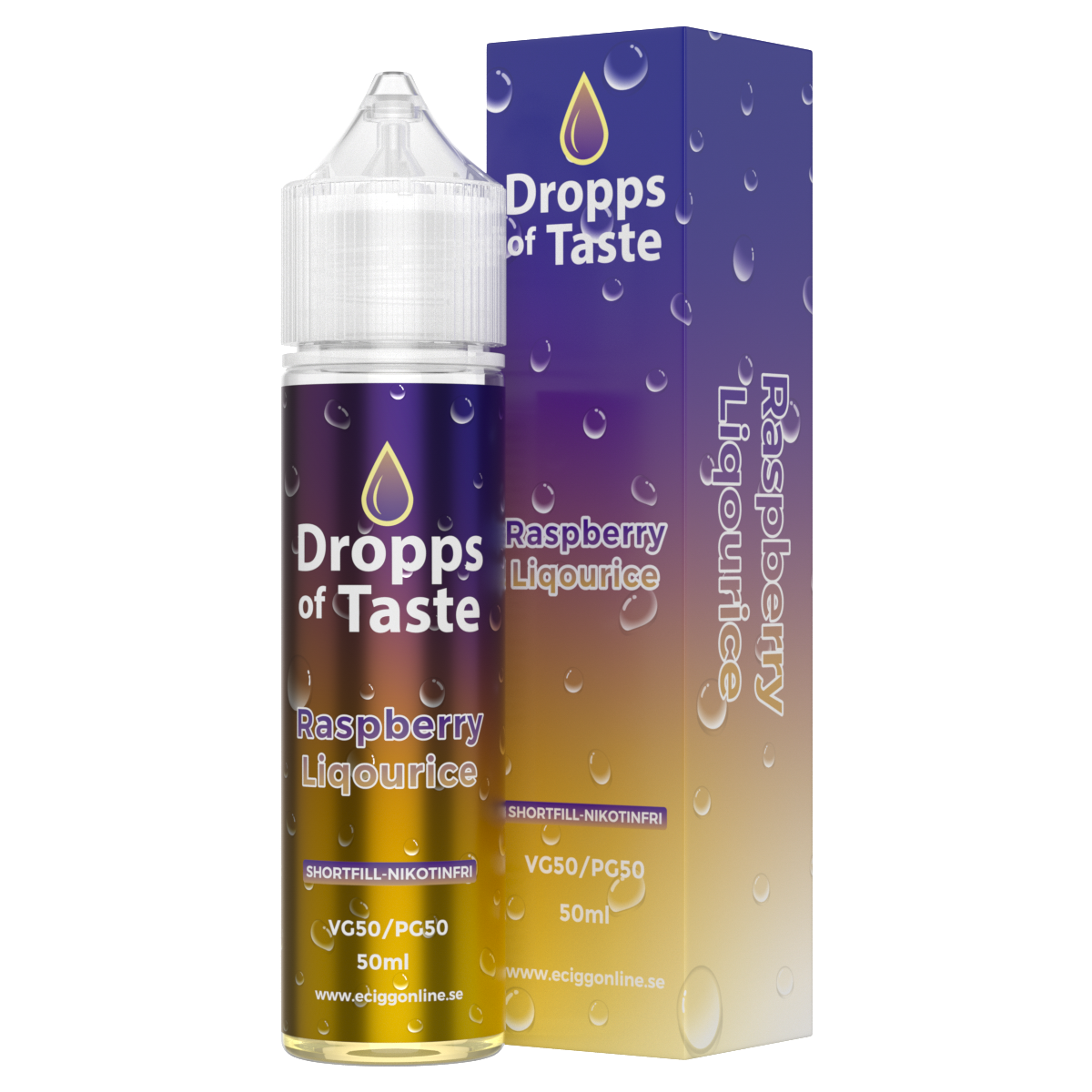 Dropps of Taste 50–100 ML Raspberry Liquorice - 2