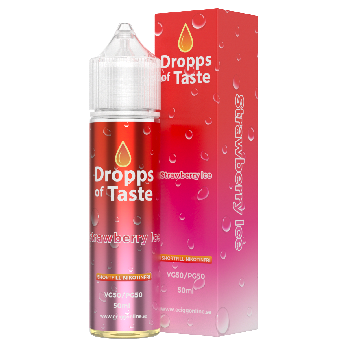 Dropps of Taste 50–100 ML Strawberry Ice - 2