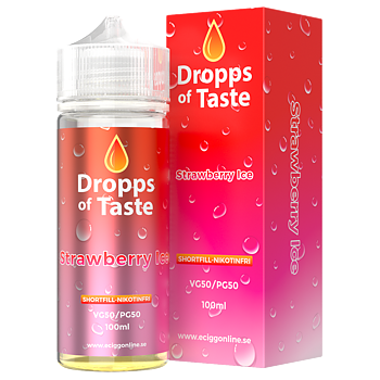 Dropps of Taste 50–100 ML Strawberry Ice